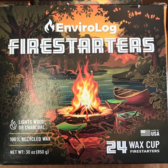 EnviroLog FIRESTARTERS $75 per case of 6 boxes of 24 fire starters per box - Picture 3 of 5